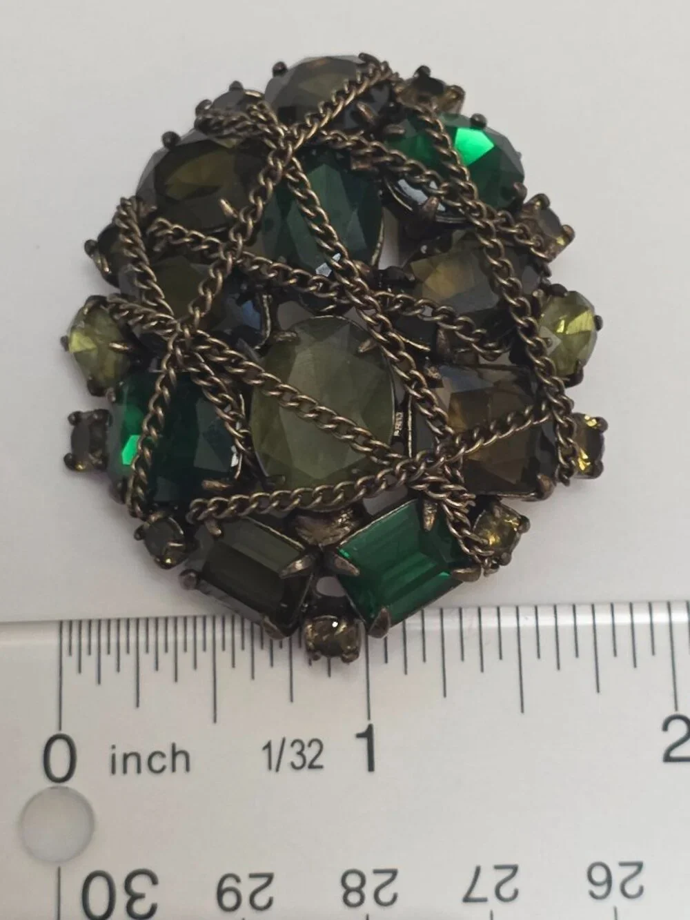 Stella & Dot After The Rain Chain Wrapped Brooch/Pendant